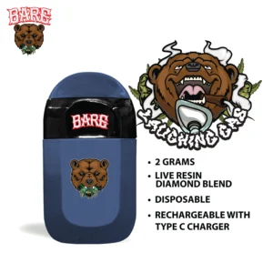 BARE 2G DISPOSABLES VAPES - BLUE LAUGHING GAS