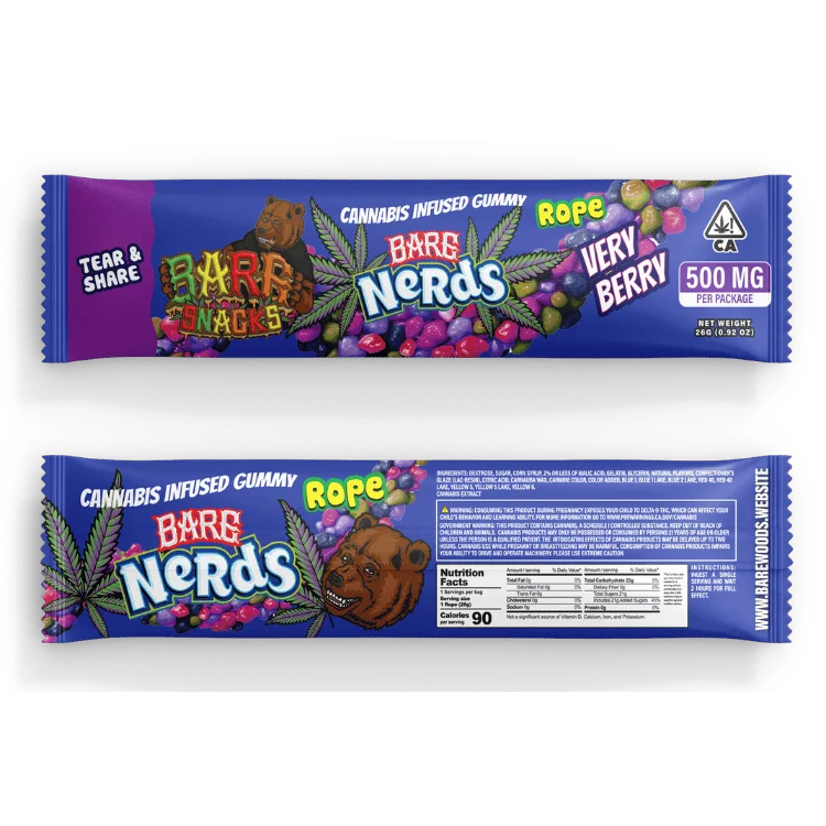 BARE SNACKS NERD ROPES
